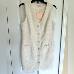 Bebop Cream Sleeveless Dress